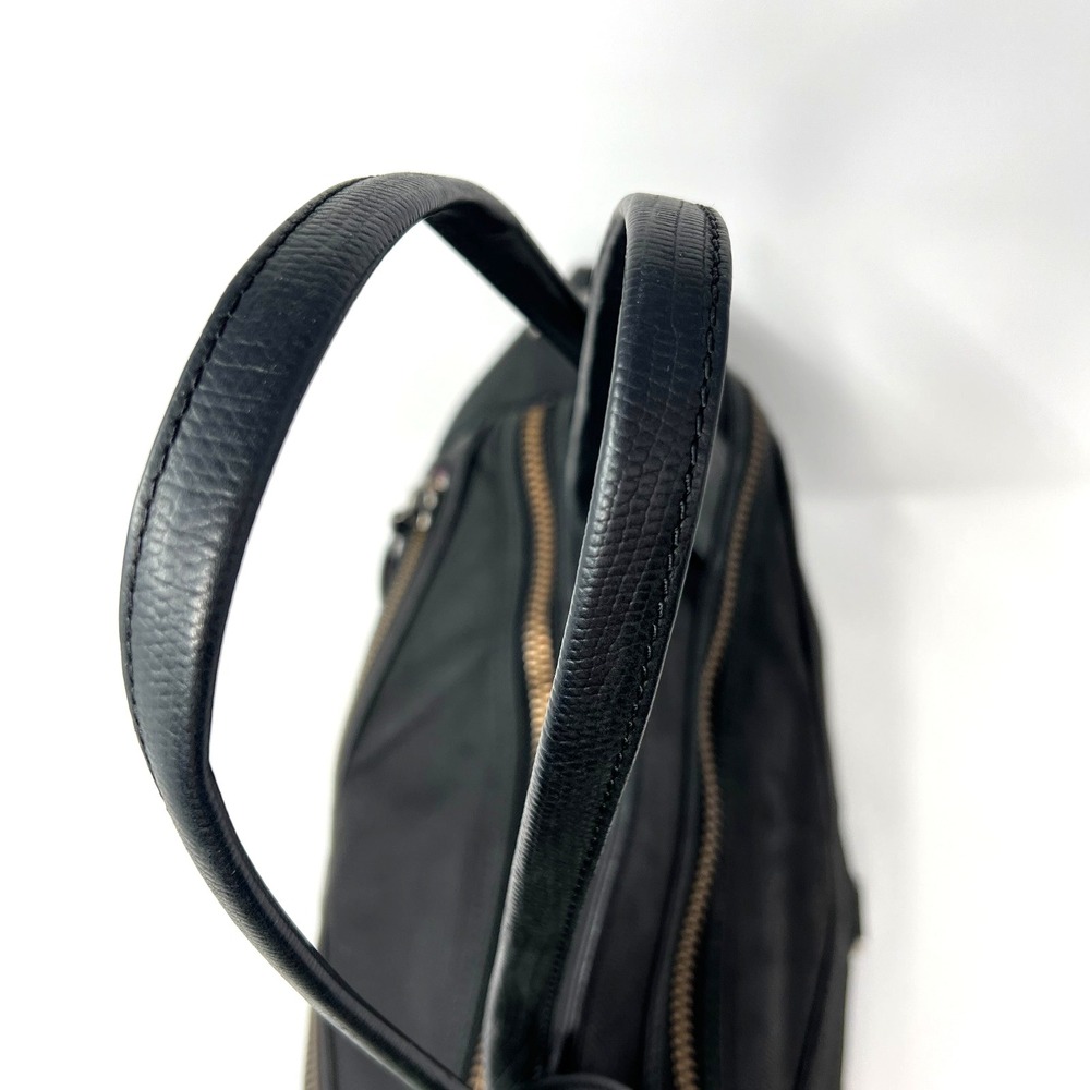 BOTKIER‎ Soft Black Leather TRIGGER Stud Satchel Shoulder Bag - Picture 9 of 11